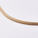 Soldered Brass Round Snake Chain(CHC-L002-02)-2
