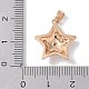 Brass Micro Pave Clear Cubic Zirconia Pendants(KK-P273-02KCG)-3