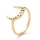 304 Stainless Steel Moon Phase Finger Ring for Women(RJEW-A006-07G)-2