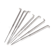 Iron Felting Needles, Platinum, 8.1cm(NEED-D009-B)