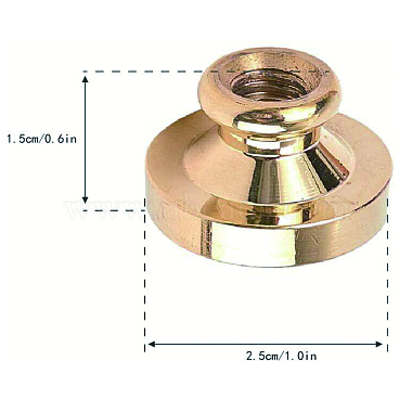 Wax Seal Brass Stamp Head(AJEW-WH0209-426)-3