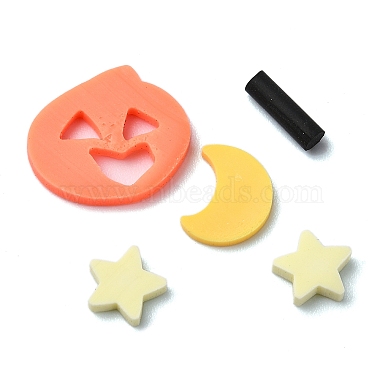 Halloween Handmade Polymer Clay Cabochons(CLAY-M005-13)-2