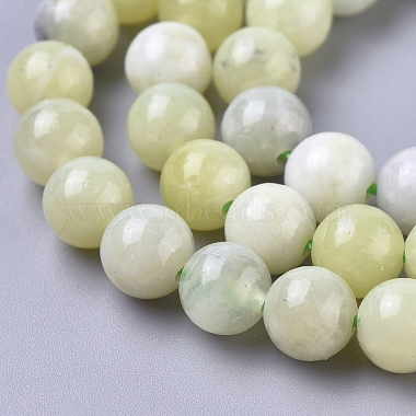 Natural Sinkiang Jade Beads Strands(G-L538-036-6mm)-2