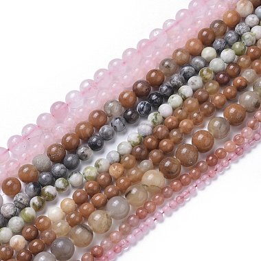 Chapelets de perles en pierre gemme naturelle(G-F591-03)-3