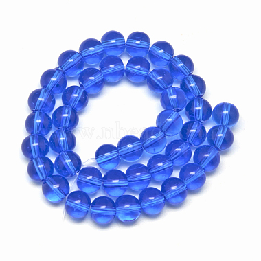 Glass Beads Strands(X-GR10mm22Y)-2