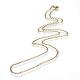 Iron Rolo Chains Necklace Making(MAK-R017-45cm-AB)-2