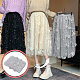 Flower Pattern Polyester Embroidery Fabric(DIY-WH0888-486A)-5