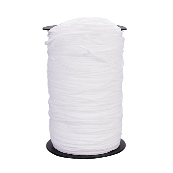 (Defective Closeout Sale), Elastic Cord, with Defective Spool, White, 3mm, about 218.72 yards(200m)/roll