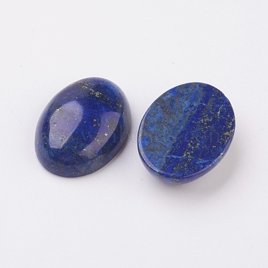 Cabochons à dos plat naturel lapis-lazuli(G-G741-12x16mm-15)-2