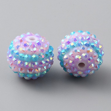 Resin Rhinestone Beads(RESI-WH0034-35)-1