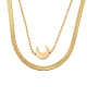 Double Layer Necklaces(NJEW-A032-04G-01)-1