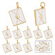 10Pcs Brass Enamel Pendants(KK-AR0004-69)-1