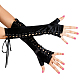 Polyamide Long Fingerless Gloves for Bride(AJEW-CN0007-19)-7