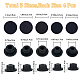 20Pcs 5 Style Silicone Hole Plugs(AJEW-GF0008-06C)-2