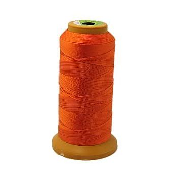 Nylon Sewing Thread, Coral, 0.1mm, about 640~680m/roll