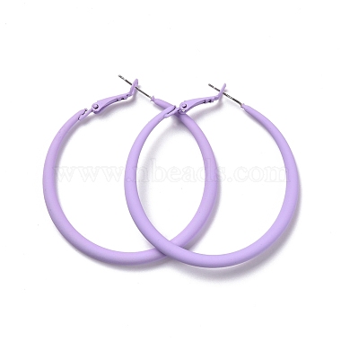 Purple Earring Alloy Earrings