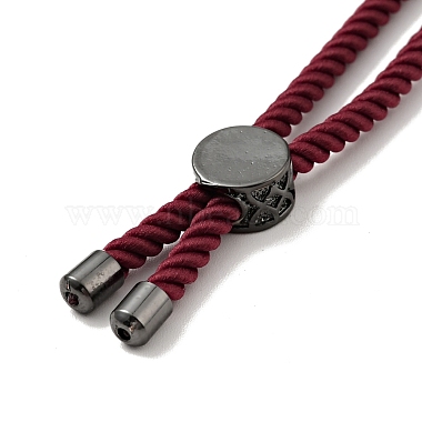 Half Finished Twisted Milan Rope Slider Bracelets(FIND-G032-01B-12)-4