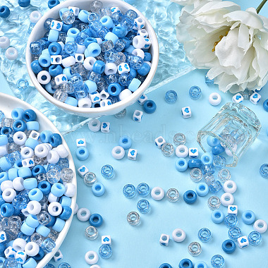 720Pcs 6 Styles Plastic & Acrylic Beads(KY-YW0001-77)-3