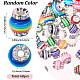 60Pcs Lantern-Shaped Striped Pattern Resin Rhinestone Beads(KK-SC0007-83)-2