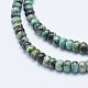 Natural African Turquoise(Jasper) Beads Strands(G-E444-49-6mm)-3