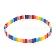 Rainbow Bohemian Style Original Design Fashion Tila Beaded Bracelet for Women.(RM1844-30)