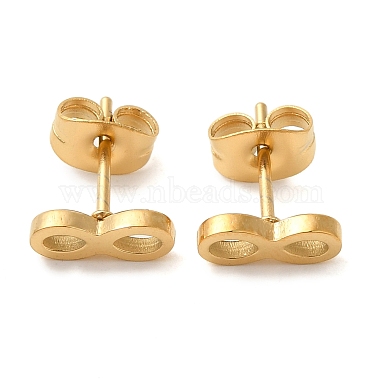 Infinity 304 Stainless Steel Stud Earrings