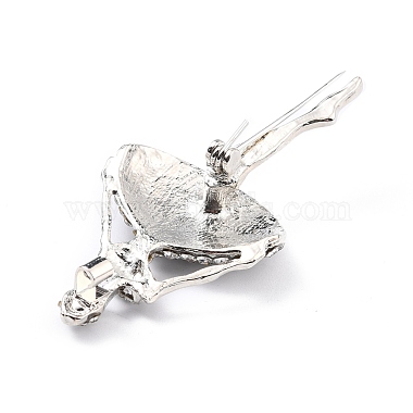 Broche de bailarina de rhinestone de cristal(JEWB-O010-03)-3