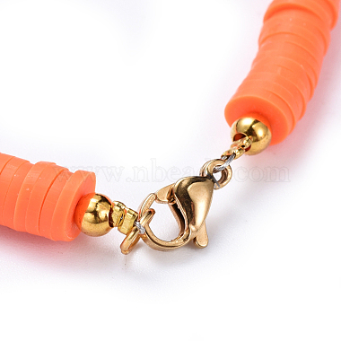Handmade Polymer Clay Heishi Beaded Necklaces(NJEW-JN02449-01)-3