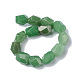 naturelles aventurine verte brins de perles(G-F743-04B)-3