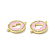 Brass Micro Pave Clear Cubic Zirconia Connector Charms(KK-E068-VB053-1)-2