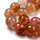 Faceted Natural Banded Agate Beads Strands(G-F447-12mm-O04)-4