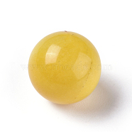 Natural White Jade Beads, Gemstone Sphere, Round, No Hole/Undrilled, Dyed, 16mm(G-E550-01)