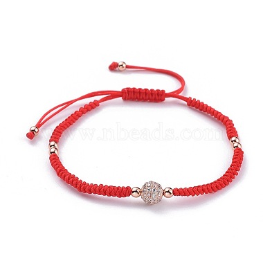 Adjustable Nylon Thread Braided Bead Bracelets(BJEW-JB04665)-2