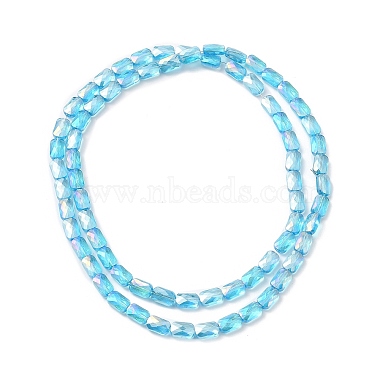 Transparent Electroplate Glass Beads Strands(EGLA-I017-03-AB03)-2