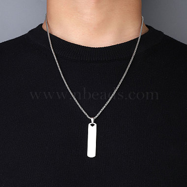 201 Stainless Steel Pendant Necklaces for Man(NJEW-Q336-03E-P)-3