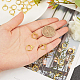 Brass Huggie Hoop Earring Findings(KK-BC0005-28G)-3