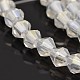 Toupies facettes perles de verre de galvanoplastie brins(X-EGLA-P016-4mm-AB01)-3