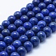 Natural Lapis Lazuli Beads Strands(G-P342-01-8mm-AB)-1