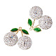 2Pcs Alloy Cherry Charms(FIND-TA0009-30E)-1