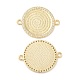 Rack Plating Brass Micro Pave Clear Cubic Zirconia Connector Charms(KK-K332-17G)-2