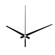 Aluminum Long Shaft Clock  Pointer, Clock Hands for Replacement Clock, Black, 65~88mm, 3Pcs/set(CLOC-PW0001-12C)