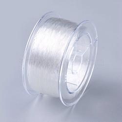 Round Elastic Crystal Thread, Clear, 0.5mm, about 109.36 yards(100m)/roll, 1roll/box(EW-WH0002-B01)