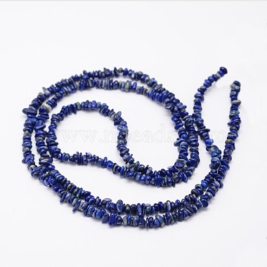 Croustilles lapis lazuli naturel perles de brins(X-G-N0164-46)-3