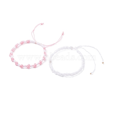 White Nylon Bracelets