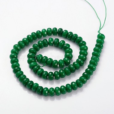 Natural White Jade Gemstone Beads(JBS044)-3