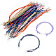 10Pcs Waxed Polyester Cord Bracelets Making(AJEW-TAC00108)-1