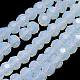 Brins de perles rondelles en verre clair à facettes(X-GLAA-F001-3x2mm-23)-3