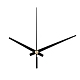 Алюминиевый указатель часов с длинным валом(CLOC-PW0001-12C)-1