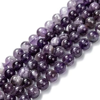 Purple Round Amethyst Beads