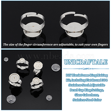 unicraftale набор для изготовления пустых куполообразных колец своими руками(FIND-UN0002-41)-5